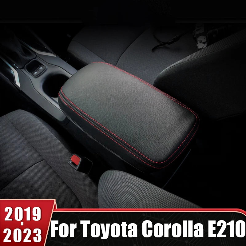 Color Name: Black - For Toyota Corolla E210 2019 2020 2021 2022 2023 Microfiber Leather Car Center Console Armrest Box Cover Protection Pad  Trims - Premium Interior Accessories from YaLumei - Just $11.99! Shop now at Rapidvehicles