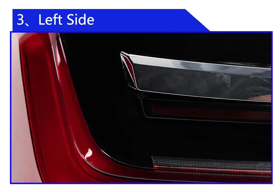 Upgraded Through Taillights Accessories for BMW 7 Series F01 F02 G11 G12 730Li 740Li 750Li 2008-2019 LED Car Taillights Assembly