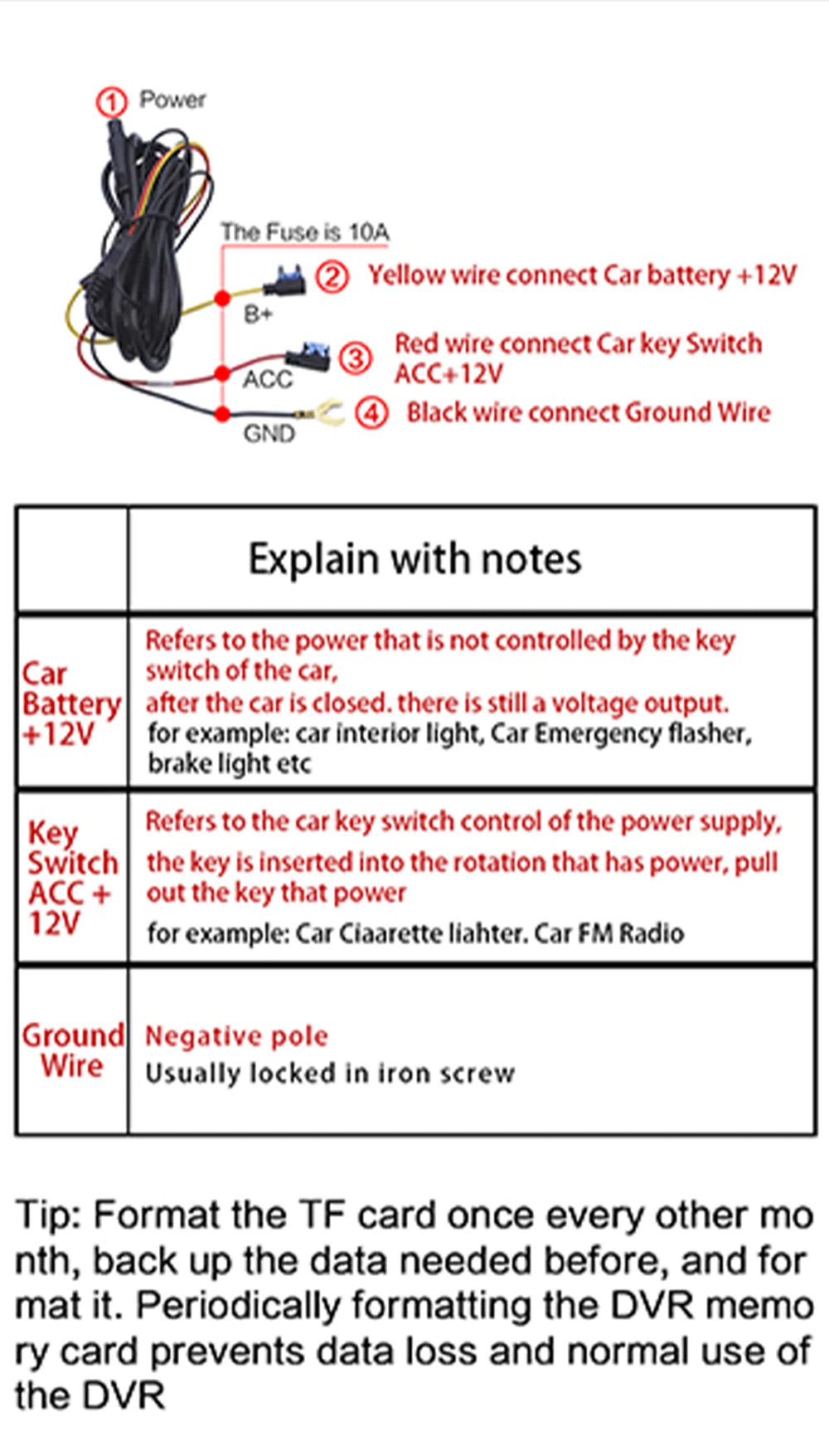 ZJCGO 4K Wifi 3840*2160 DVR Dash Cam Camera Video Recorder for Alfa Romeo Giulia Stelvio 952 949 2015~2024
