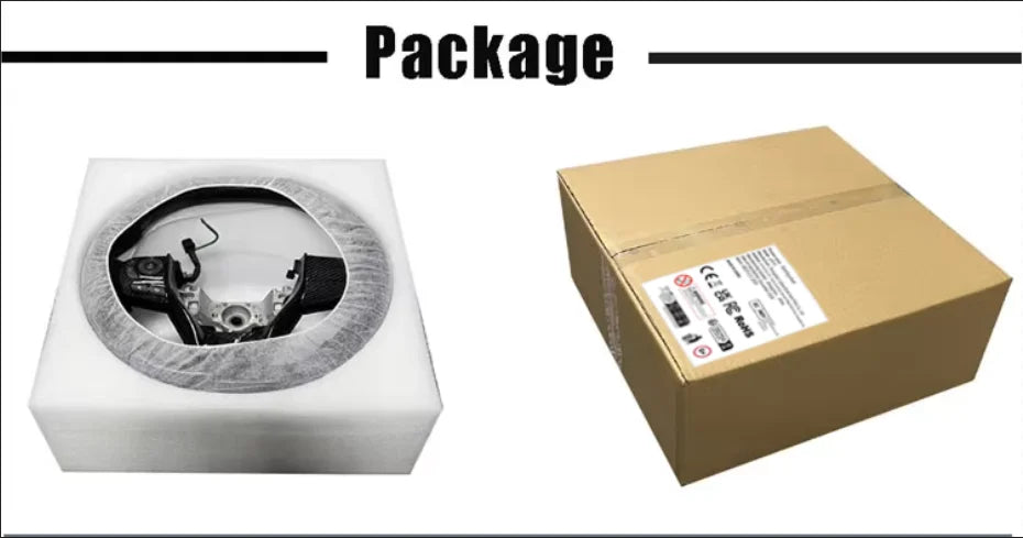 Carbon Fiber Custom Smart LED RPM Racing Steering Wheel for Dodge/Challenger Hellcat Charger Challenger