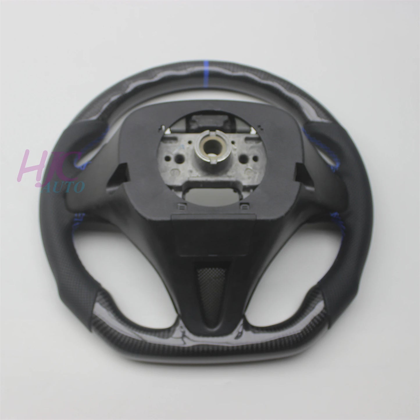 For Honda Civic 2006-2011 8TH GEN 8 Real Carbon Fiber Leather Steering Wheel