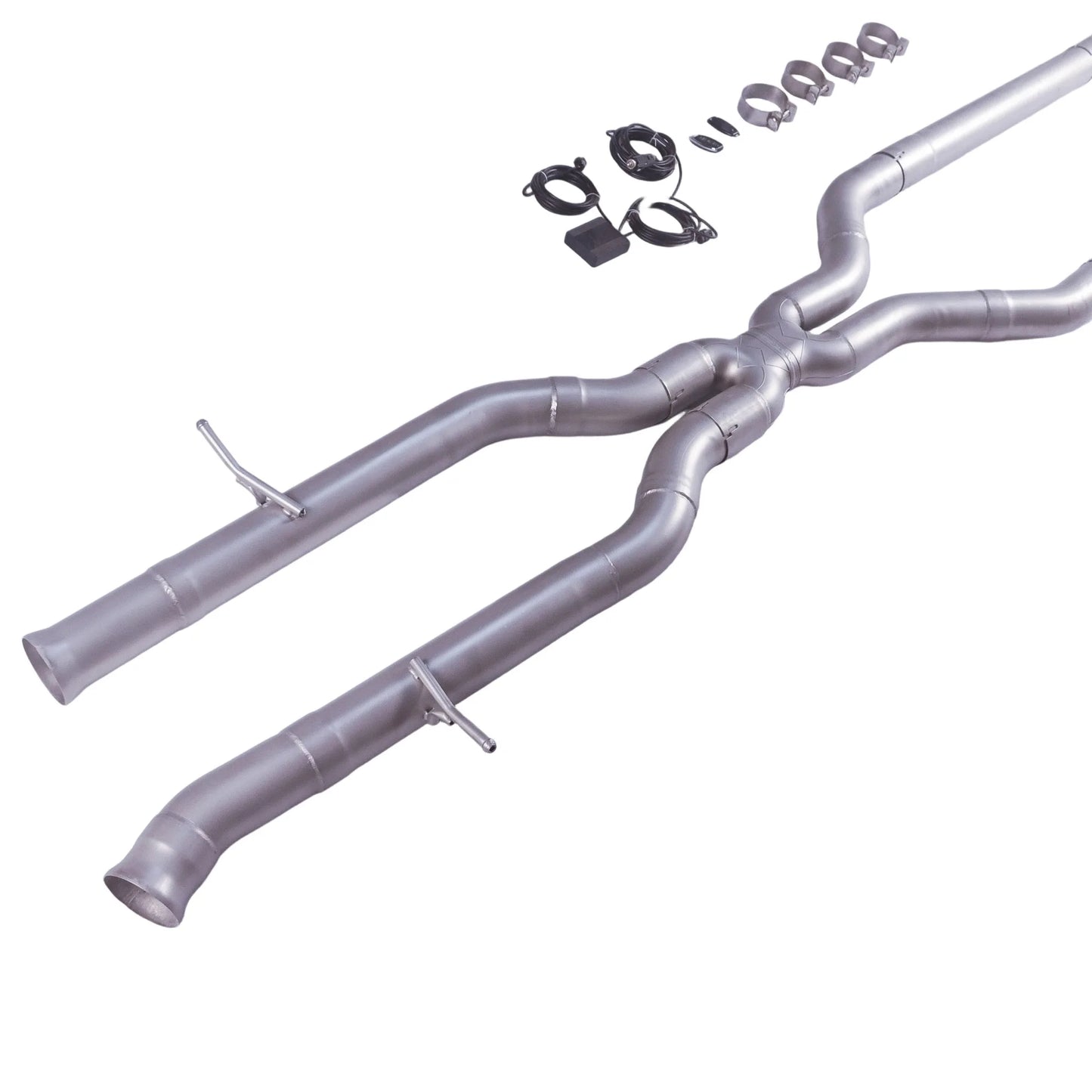 For 2012~2016 Mercedes AMG GL63 ML63 X166 5.5 Exhaust Muffler, Car Electric Valve Exhaust System Created with 304 Stainless Stee