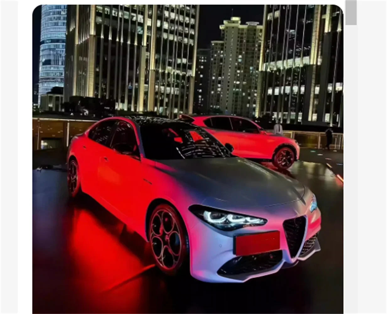 Car front lamp Headlight assembly For Alfa Romeo Giulia Daytime Running Light DRL turn signal 2pcs