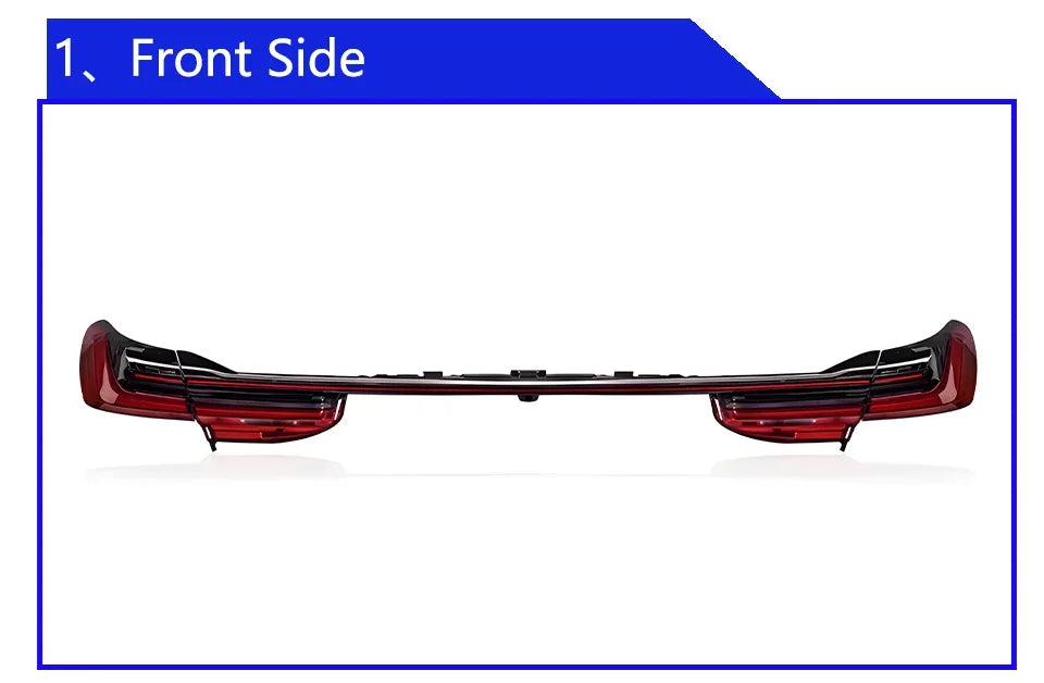 Upgraded Through Taillights Accessories for BMW 7 Series F01 F02 G11 G12 730Li 740Li 750Li 2008-2019 LED Car Taillights Assembly