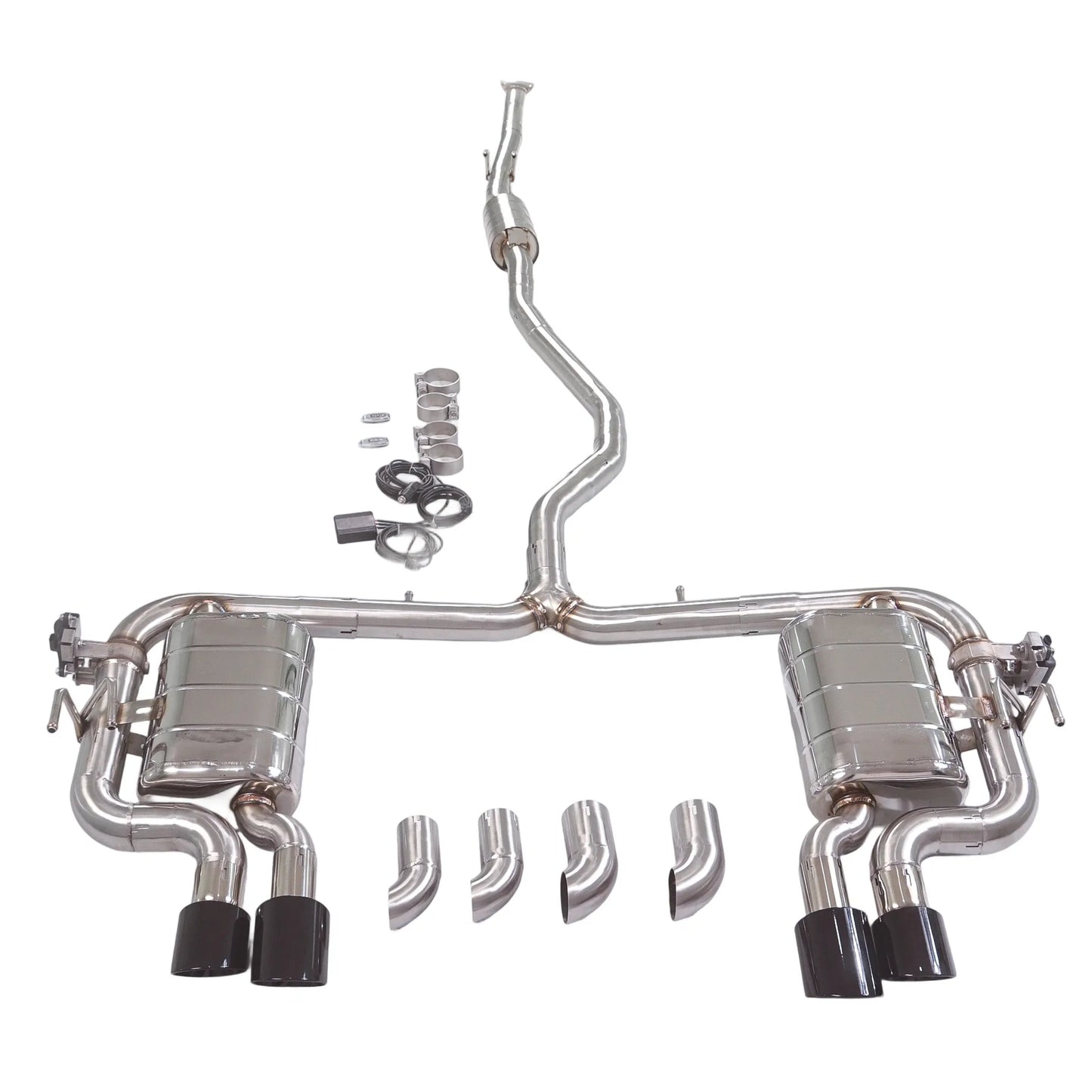 GFC Catback Exhaust Muffler for 2018 10th Gen Honda Civic FC1 1.5T, Car Electric Valve Exhaust System Made of Stainless Steel