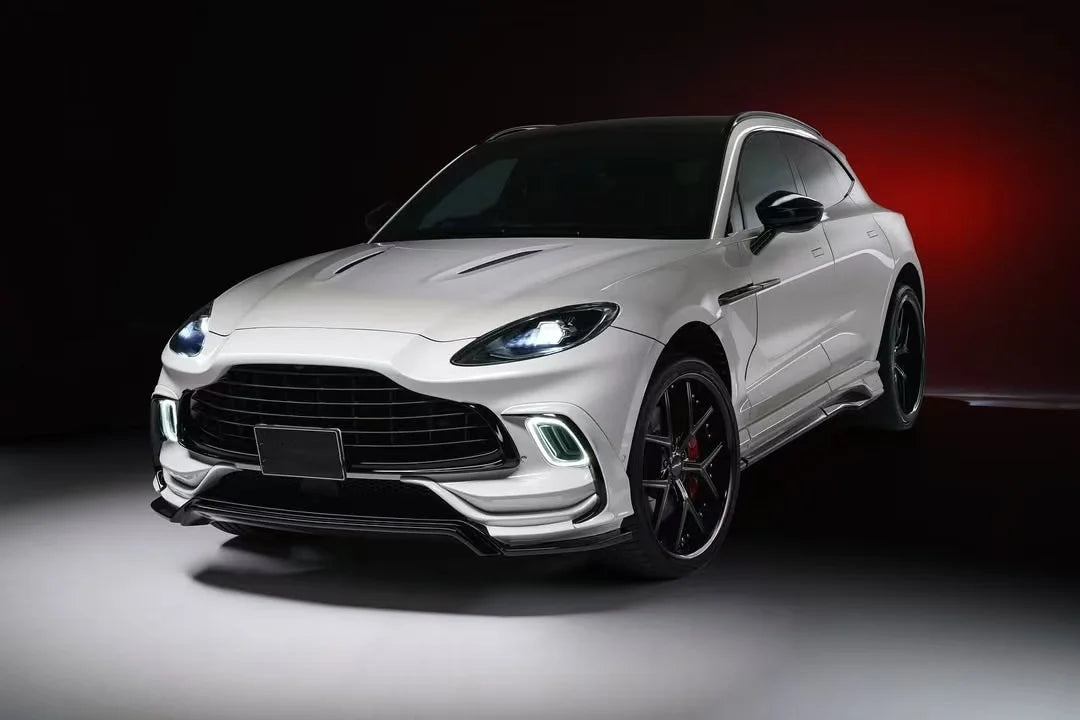 For Aston Martin DBX Carbon Fiber Body Kit DBX Upgraded Type WD Carbon Fiber Front Lip Diffuser Spoiler