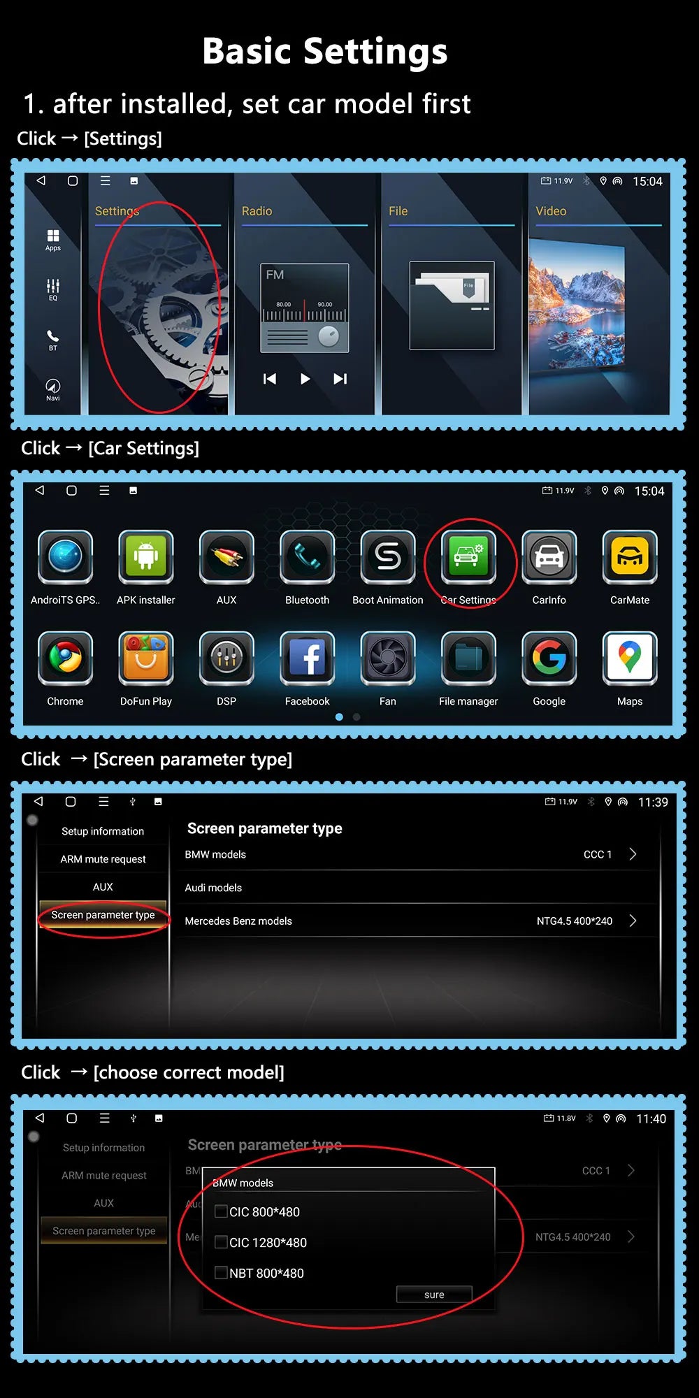 RHD For BMW 5 Series F10 F11 2011 - 2017 Android Wireless Carplay Radio Multimedia Player GPS WIFI DSP Stereo Screen Accessories