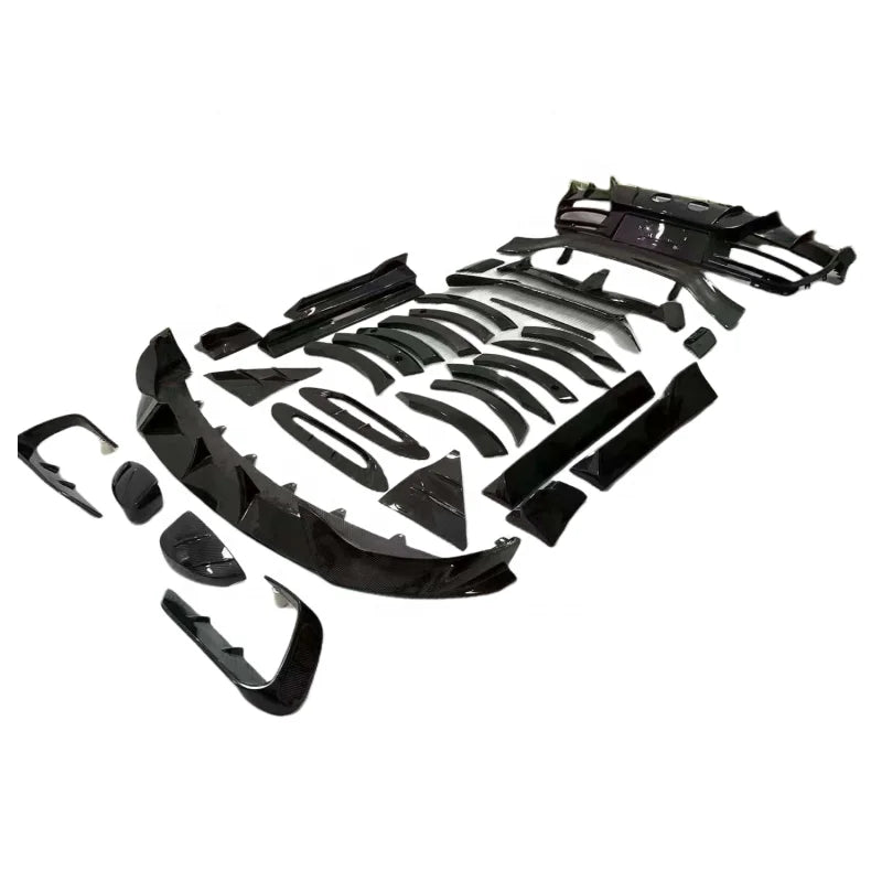For Aston Martin DBX M Style Bodykit Dry carbon fiber front lip fender side skirt rear diffuser rear spoiler exhaust pipe