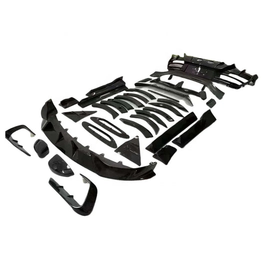 For Aston Martin DBX M Style Bodykit Dry carbon fiber front lip fender side skirt rear diffuser rear spoiler exhaust pipe