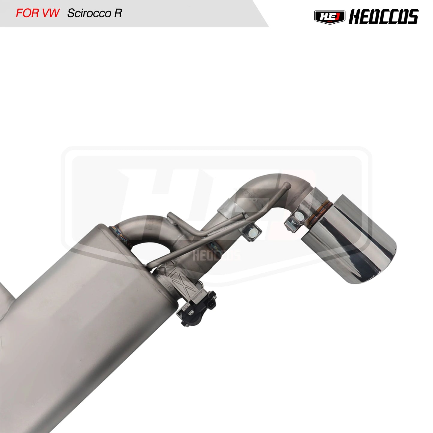 HEO Exhaust for Volkswagen/VW Scirocco R 2.0T Performance Upgrade Ss304 Muffler Catback Valved Exhaust