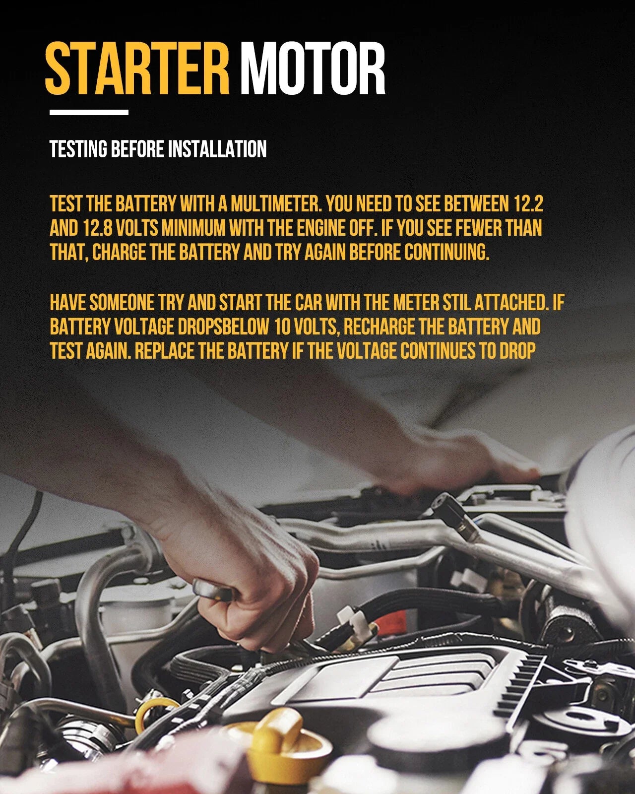 Starter for 2006-2012 Acura TSX Honda Accord 07-11 Element CR-V 2.4L 17960 31200-RRA-A51 SM710-02