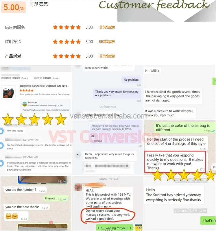 Factory Custom Interior SUV Modified Luxury VIP Console Armrest Car Rear Seat for Cadillac