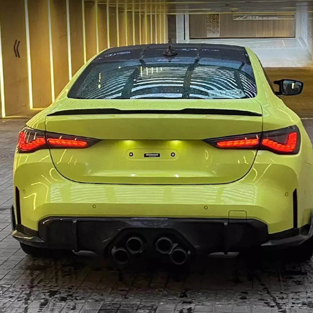 Car Taillights for Bmw 4 Series 2020-2023 Led Auto Back Lamps Assembly Upgrade Dragon Scale Design Style Turn Signal Accessories