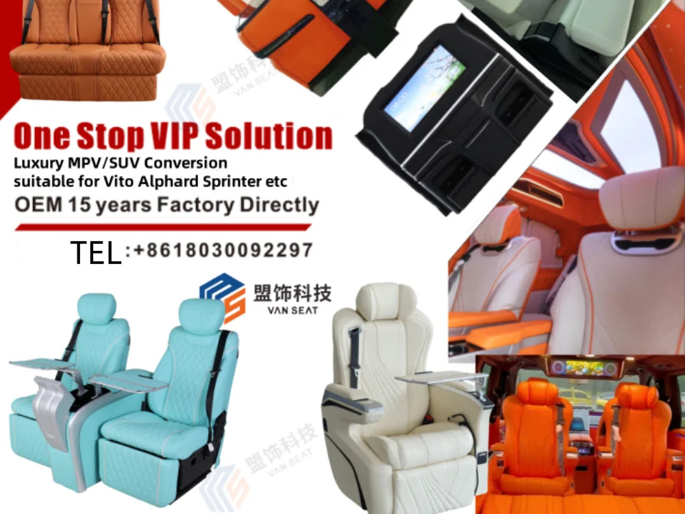 Factory Custom Interior SUV Modified Luxury VIP Console Armrest Car Rear Seat for Cadillac