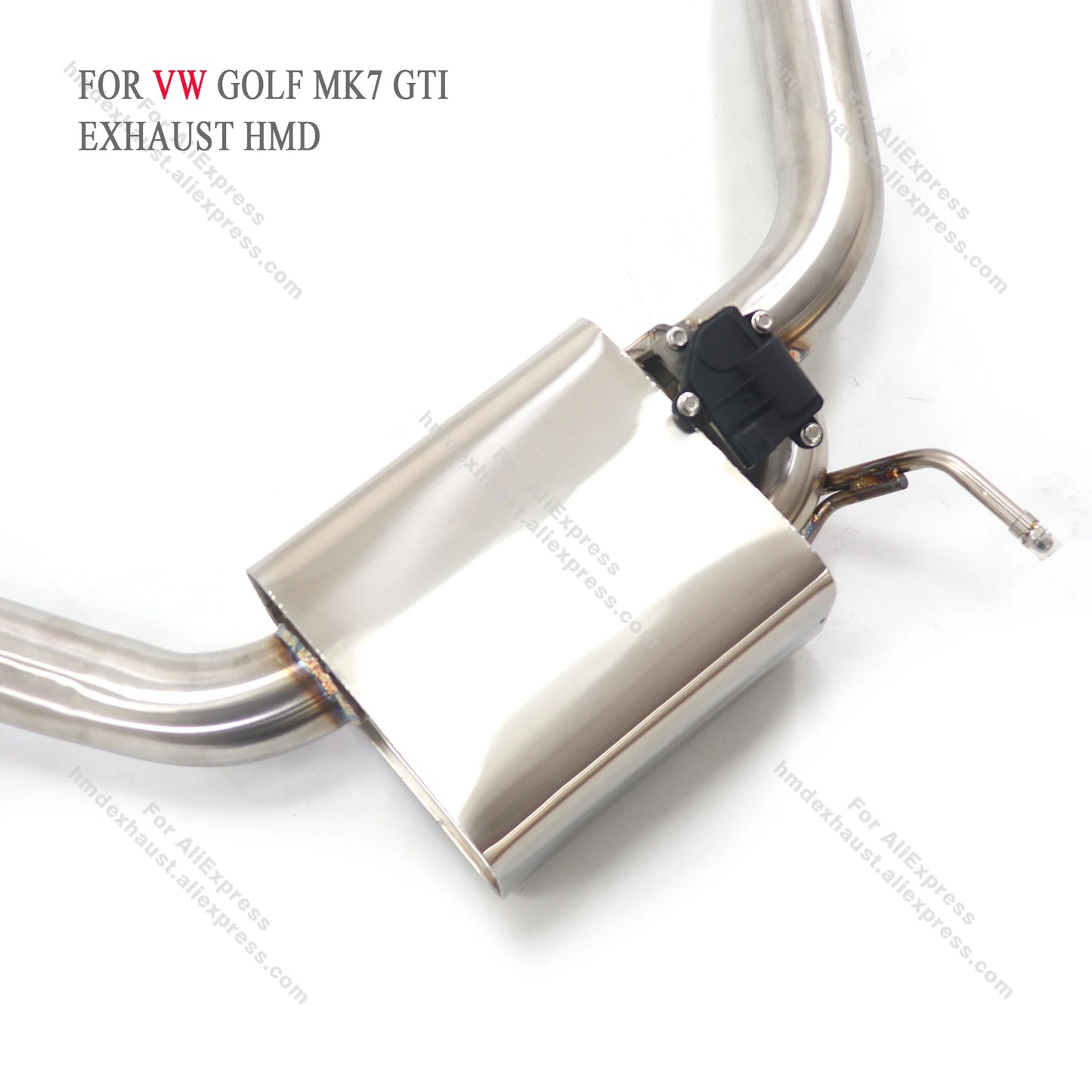 HMD Exhaust System Stainless Steel Performance Catback for Volkswagen Golf GTI MK7 2.0T Muffler With Single Valve
