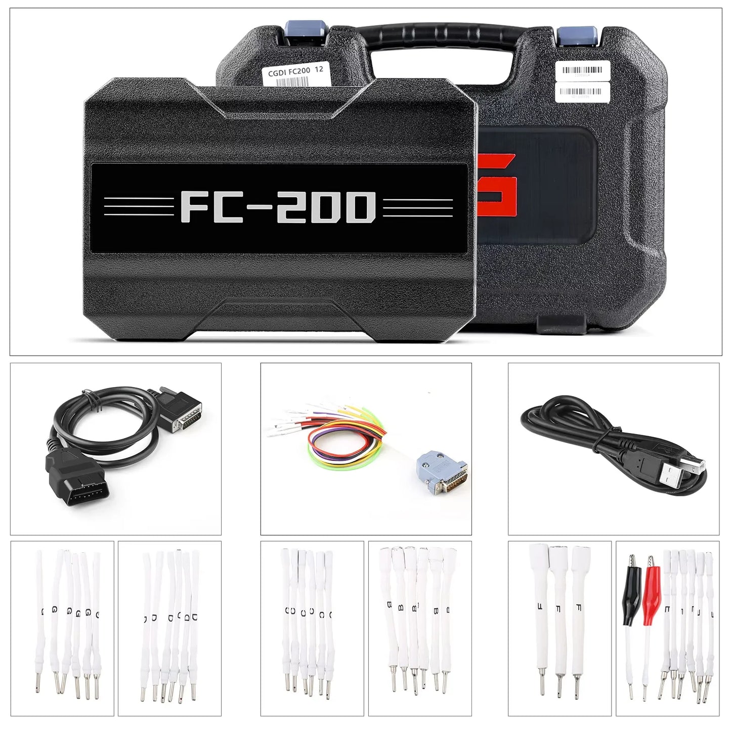 CG CGDI FC200 ECU Programmer Full Version with 6HP 8HP/MSV90/N55/N20/B48/B58 and MPC5XX Adapter Set for EDC16/ME9.0