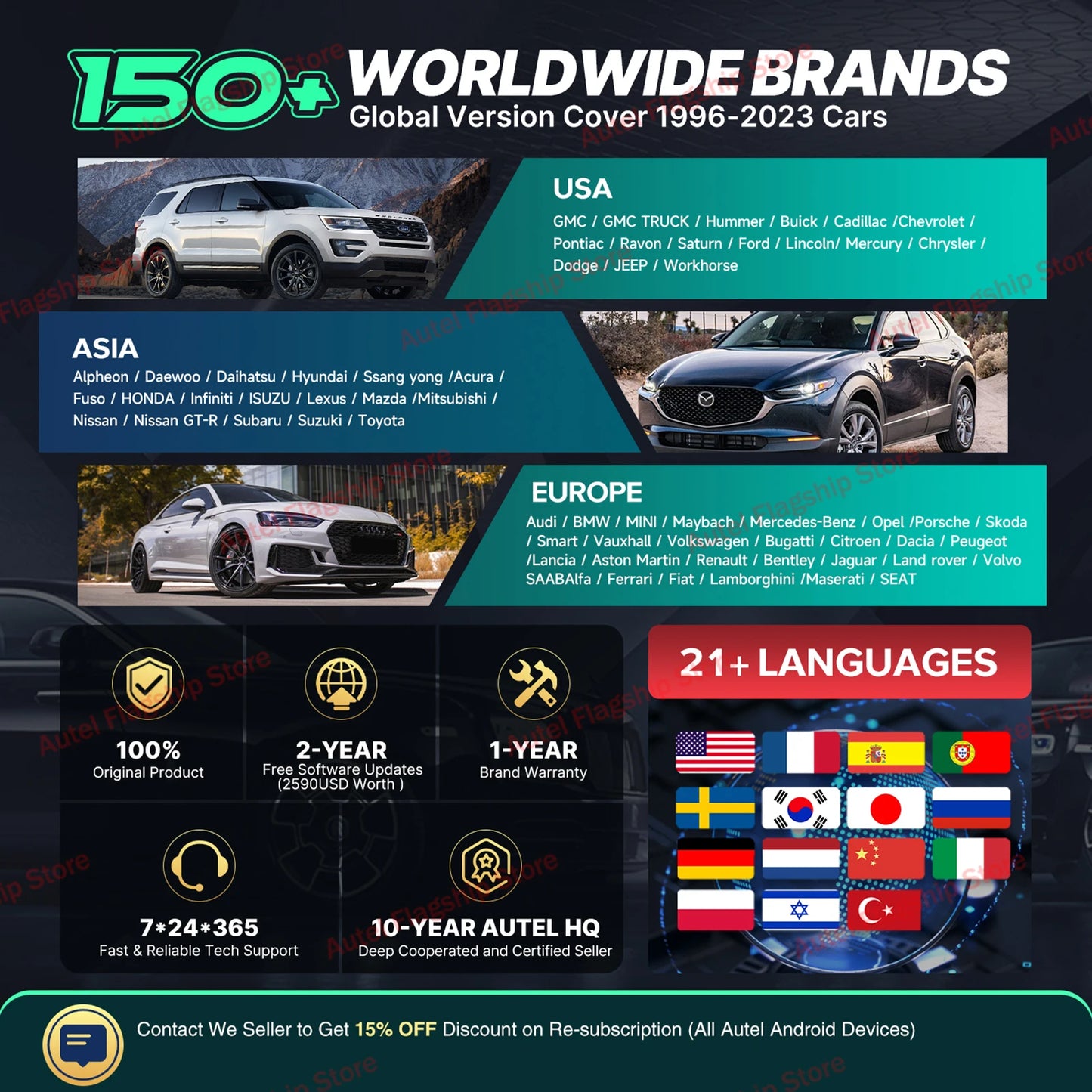 Autel Maxisys Elite II Pro Car Diagnostics Tool J2534 ECU Programming ECU Coding Motor TruSpeed CAN FD/DoIP PK MK908P Elite 2