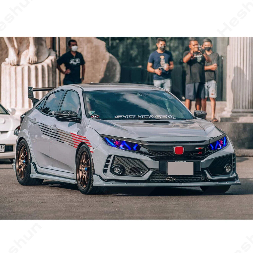 Pair Led Headlights For Honda Civic 2016-2021 Sedan Hatchback Hatch Type R Touring LX EX EX-L Sport FK7 FK8 10th Head Light Lamp