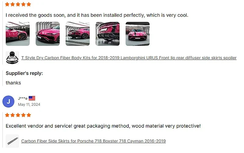 New McLaren 720S Bodykit Carbon Fiber 765LT Includes Front Bumper Side Skirt Rear Bumper Rear Wing Fender Exhaust All New