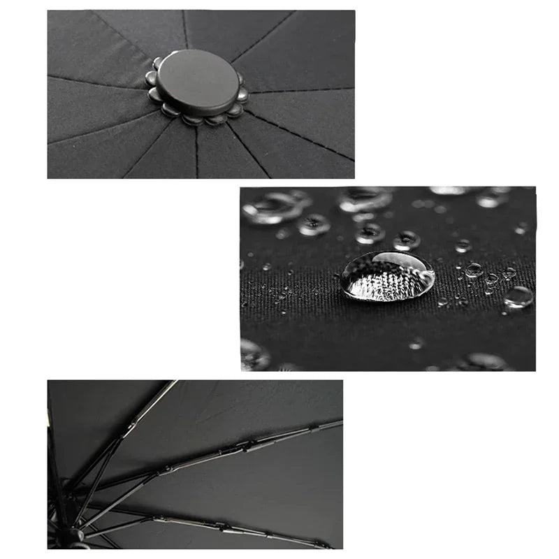 For Jaguar E-PACE F-PACE F-TYPE I-PACE XE XF XK XJR XJ XEL XFL XKR Car Automatic Folding Windproof Sunshade Umbrella Accessories