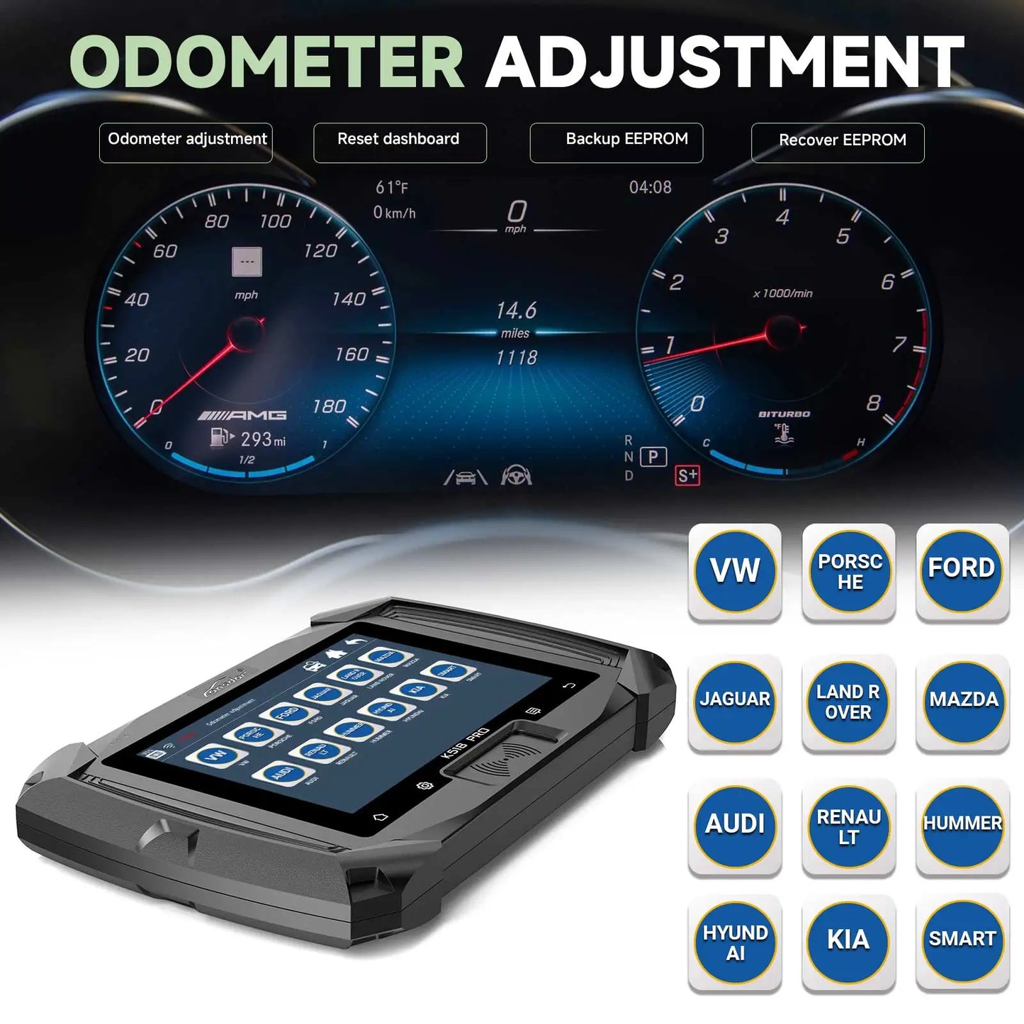 Lonsdor K518 Pro Full Configuration Global Version All In One Key Programmer with 2 Years Free Update Time