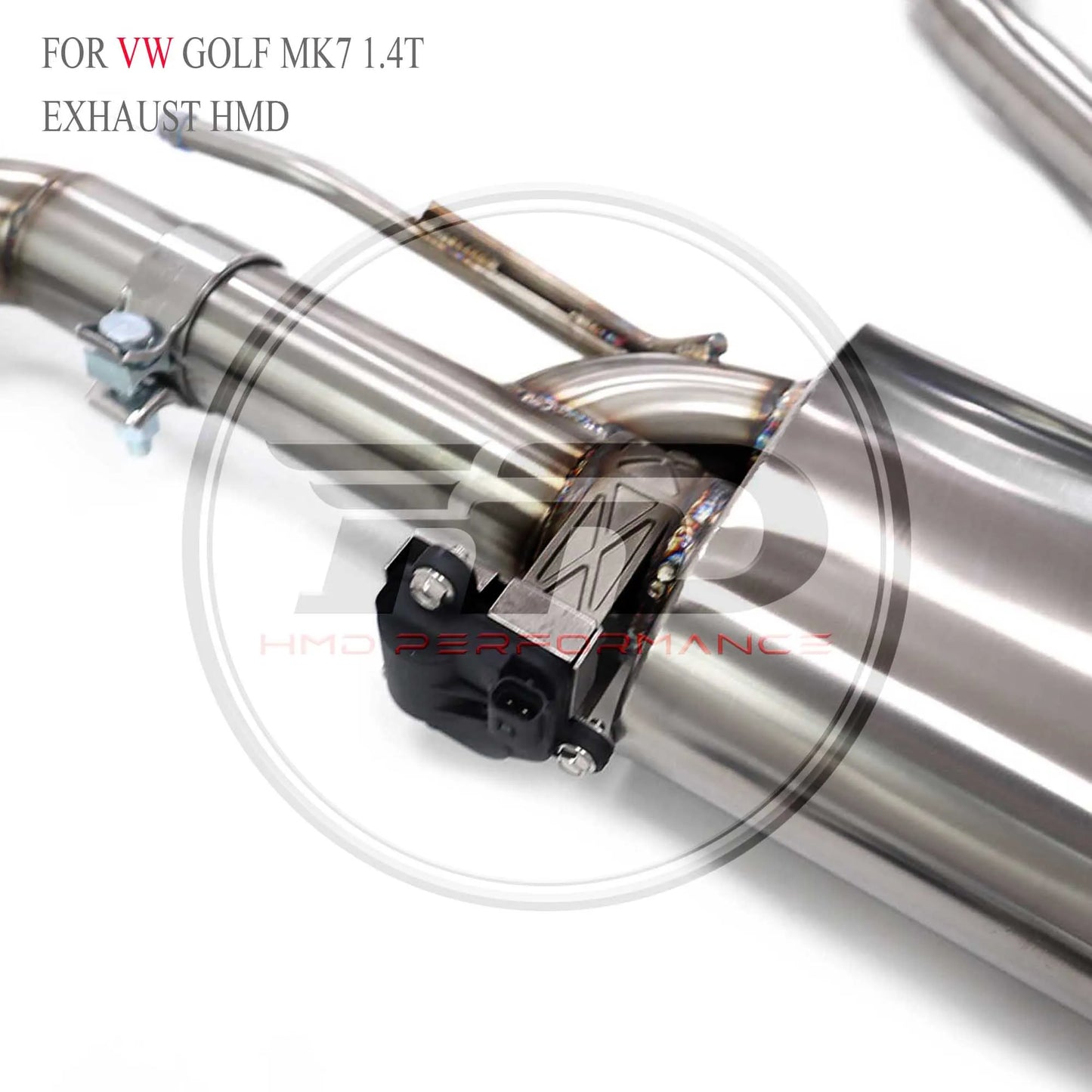 Stainless Steel Performance Catback For Volkswagen golf MK7 1.4T HMD Exhaust System Auto Modified Valve Muffler