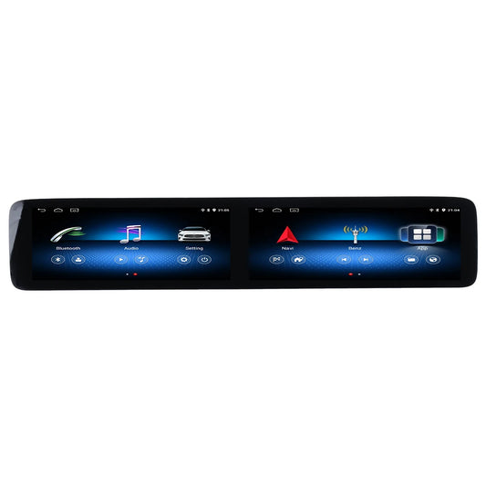 23 Inch Dual Screen Carplay Car Android For Mercedes-Benz E Class W213 2017-2019 Car GPS Navigation Unit Multimedia Player