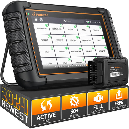 FOXWELL NT809BT OBD2 Bluetooth Automotive Scanner All System BiDirectional Scan Tool 30+ Reset OBD2 Code Reader Diagnostic Tool