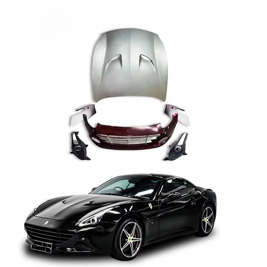 FLDZ New Arrival California T Style Carbon Fiber Small Headlight Assembly Body Kit Suitable for Ferrari California 2009-2012