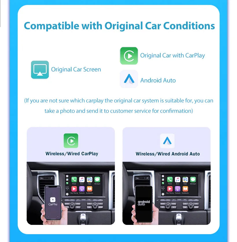 Wireless CarPlay6.5" 8.8 '10.25" For Ferrari F12 F458 812 F488 F8 Potorfino Android mirror link AirPlay CarPlay function