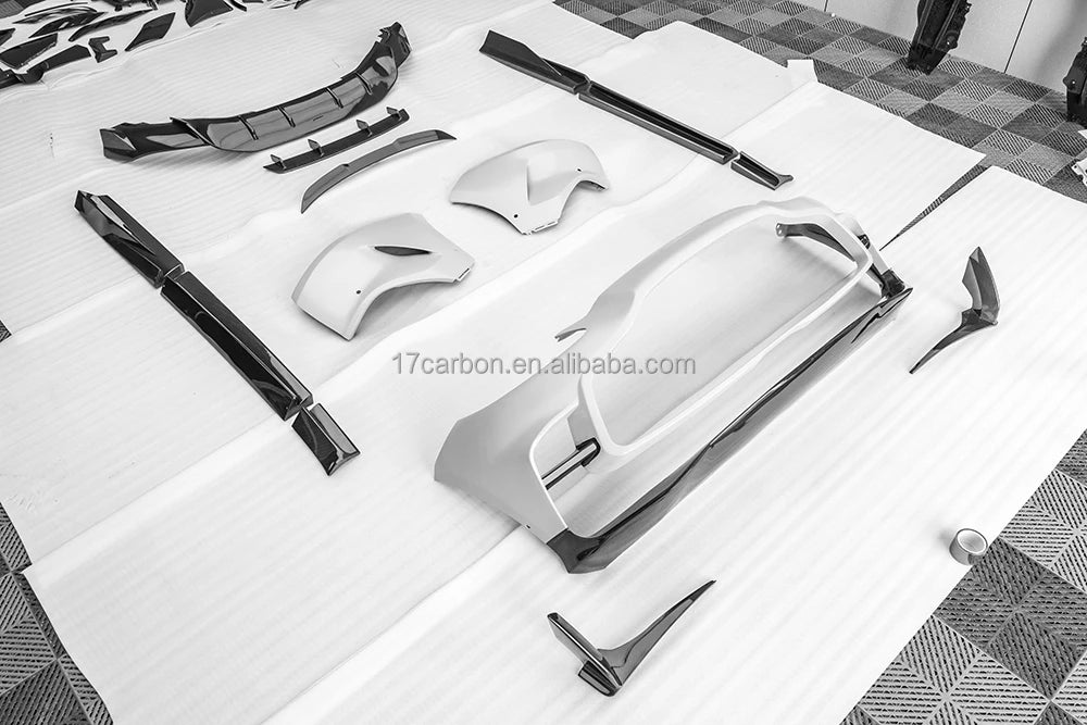 OEM Style Dry Carbon Fiber Side Skirt Extension Perfect Fit for Aston Martin DBX 707