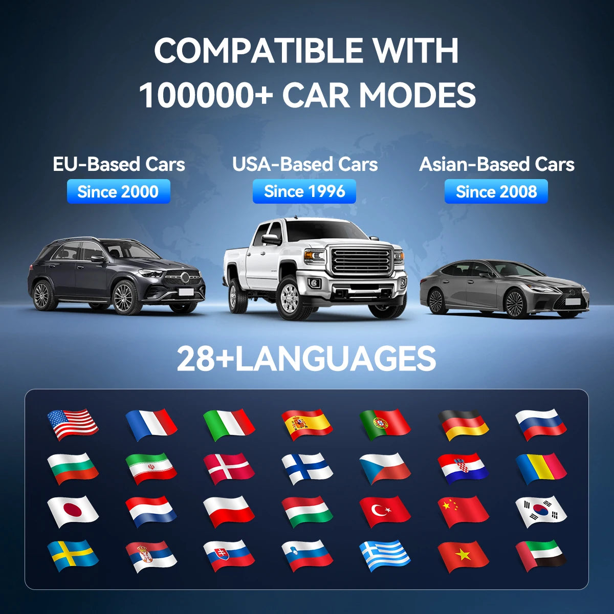 MUCAR 892BT Free AI CANFD DoIP Car Diagnostic Tools All System Auto Scan Tool ECU Coding Bi-Directional OBD2 Scanner 35 Resets