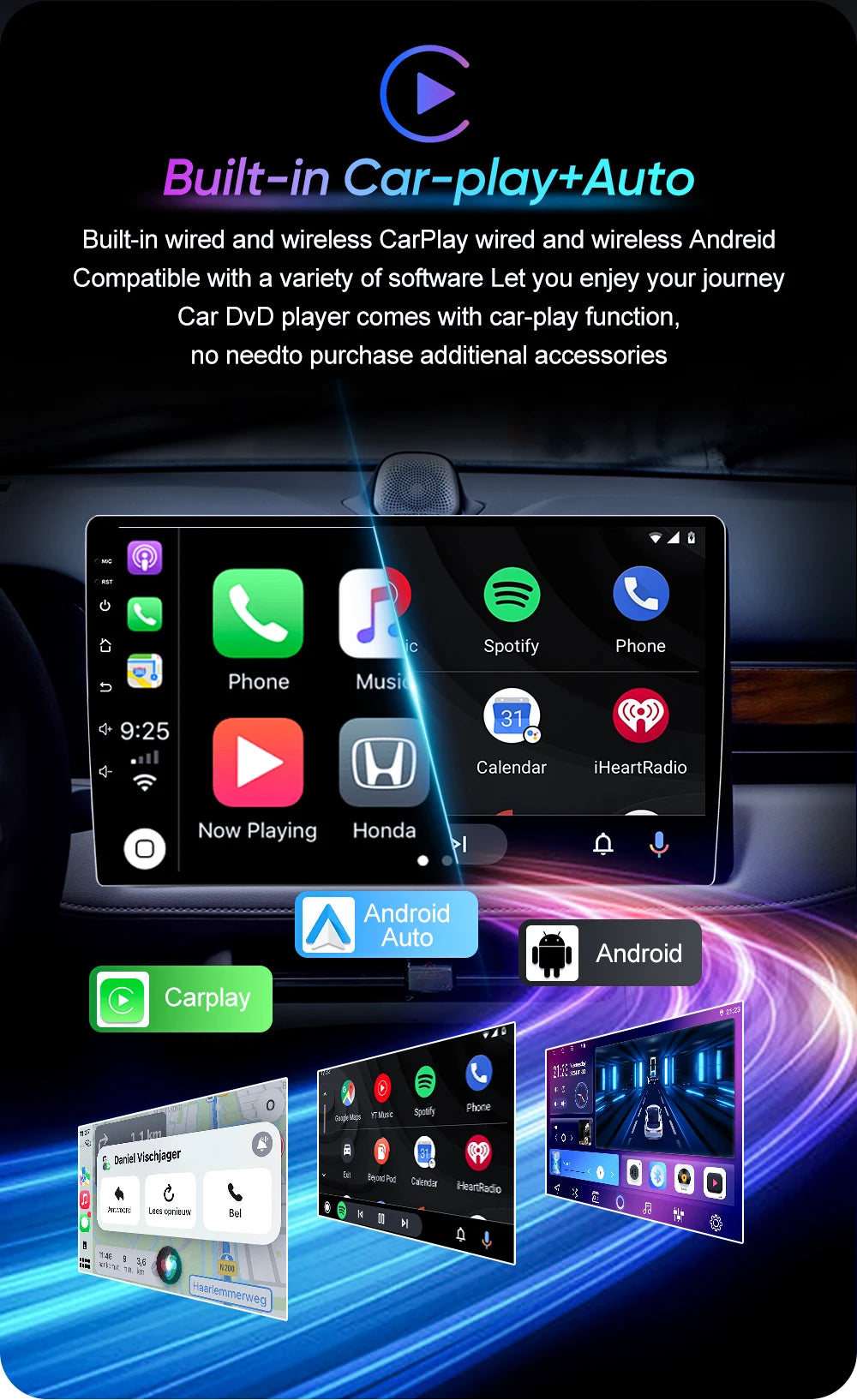 Car Radio Android 14 For Hummer H2 E85 2007 - 2009 Carplay Stereo DVD No 2din Autoradio Multimedia Bluetooth Navigation GPS WIFI