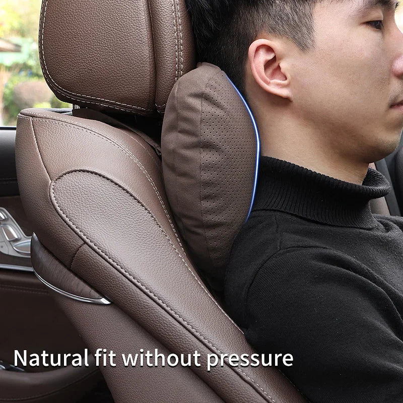 Color: Red - Top Quality Car Headrest Neck Support Seat Soft Neck - Premium Interior Accessories from NoEnName_Null - Just $36.89! Shop now at Rapidvehicles