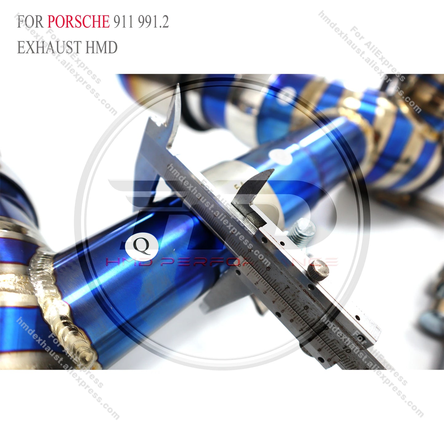 HMD Exclusive customization Exhaust System Titanium alloy High Flow Downpipe and catback for Porsche 911 991.2 with GT3