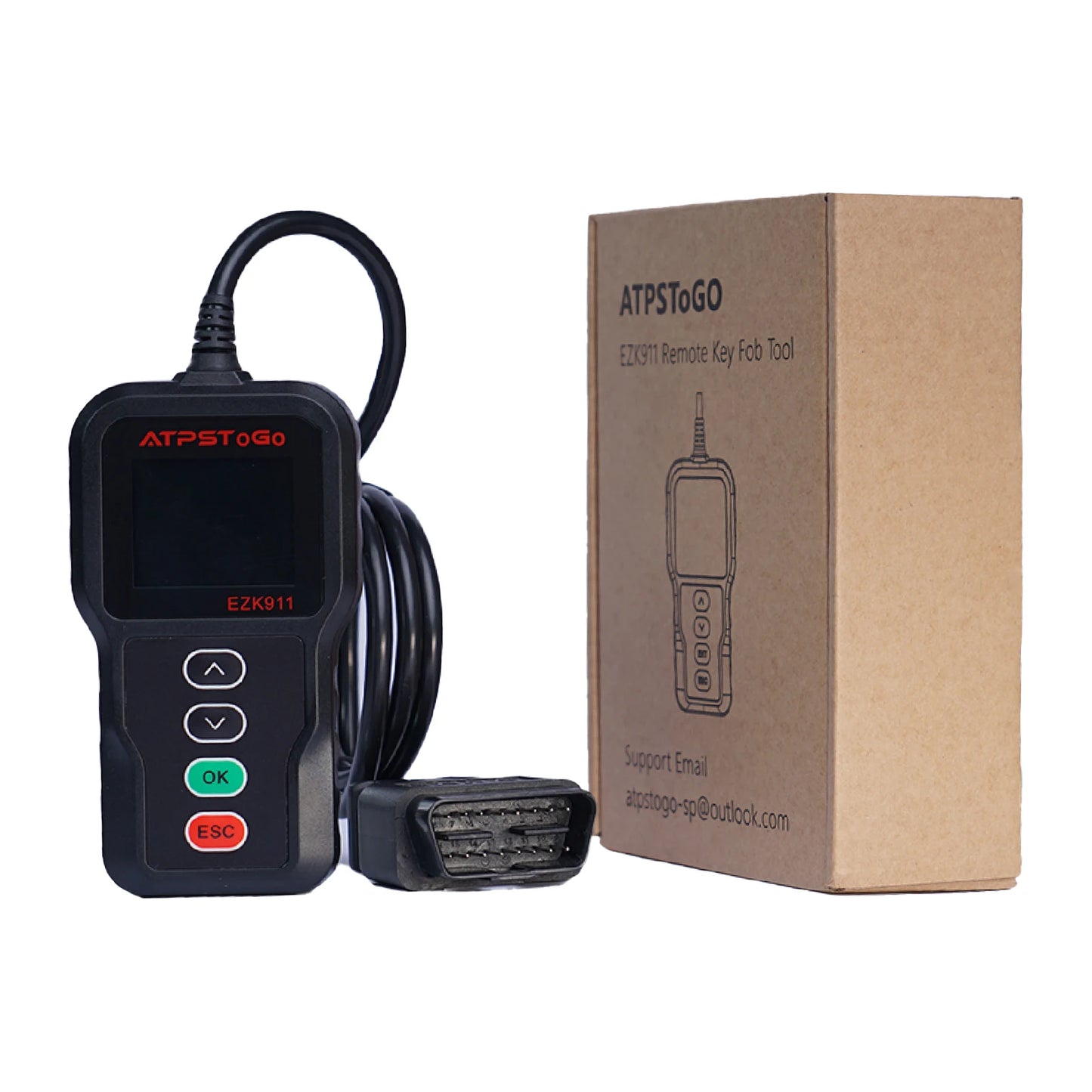 ATPSTOGO New Replacement Remote Key fob and Programmer tool For 2007-2017 Dodge Ram 1500 2500 3500 programming key fob GQ4-53T