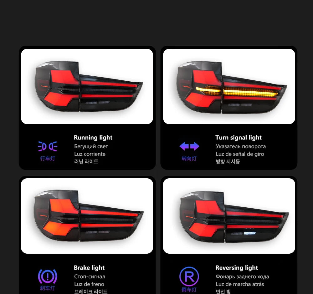 TYPY Car Lights For BMW X5 F15 2014-2018 Taillight LED Projetor Tail Lamp Daytime Running Light Automotive Accessories
