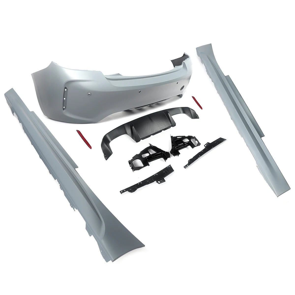 Bodykits for BMW 2 Series F22 F87 218d 220d Front Bumper Splitter Rear Diffuser Lip M2 CS Competition Style Side Skirt 2014-2021