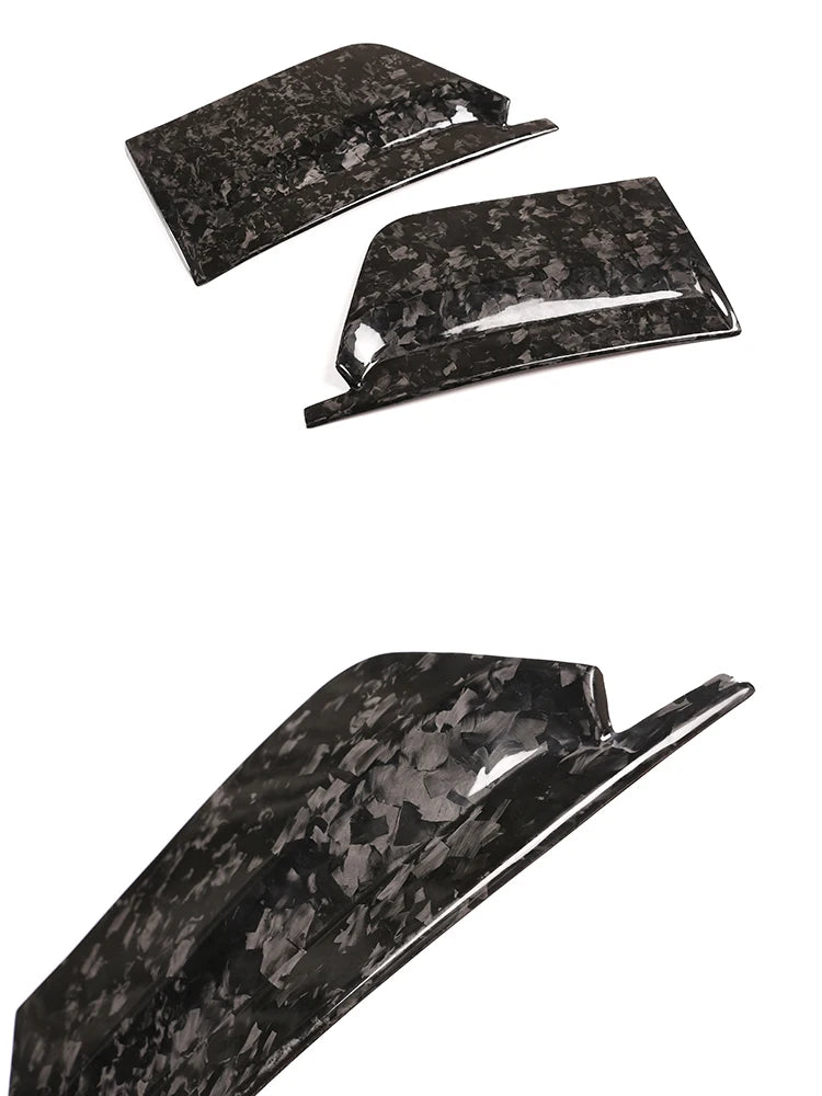 2pcs/Set Real Carbon Fiber B-pillar Window Decoration Cover Trim Fit For Ferrari 458 2011-2016 Auto Sticker Molding Accessories