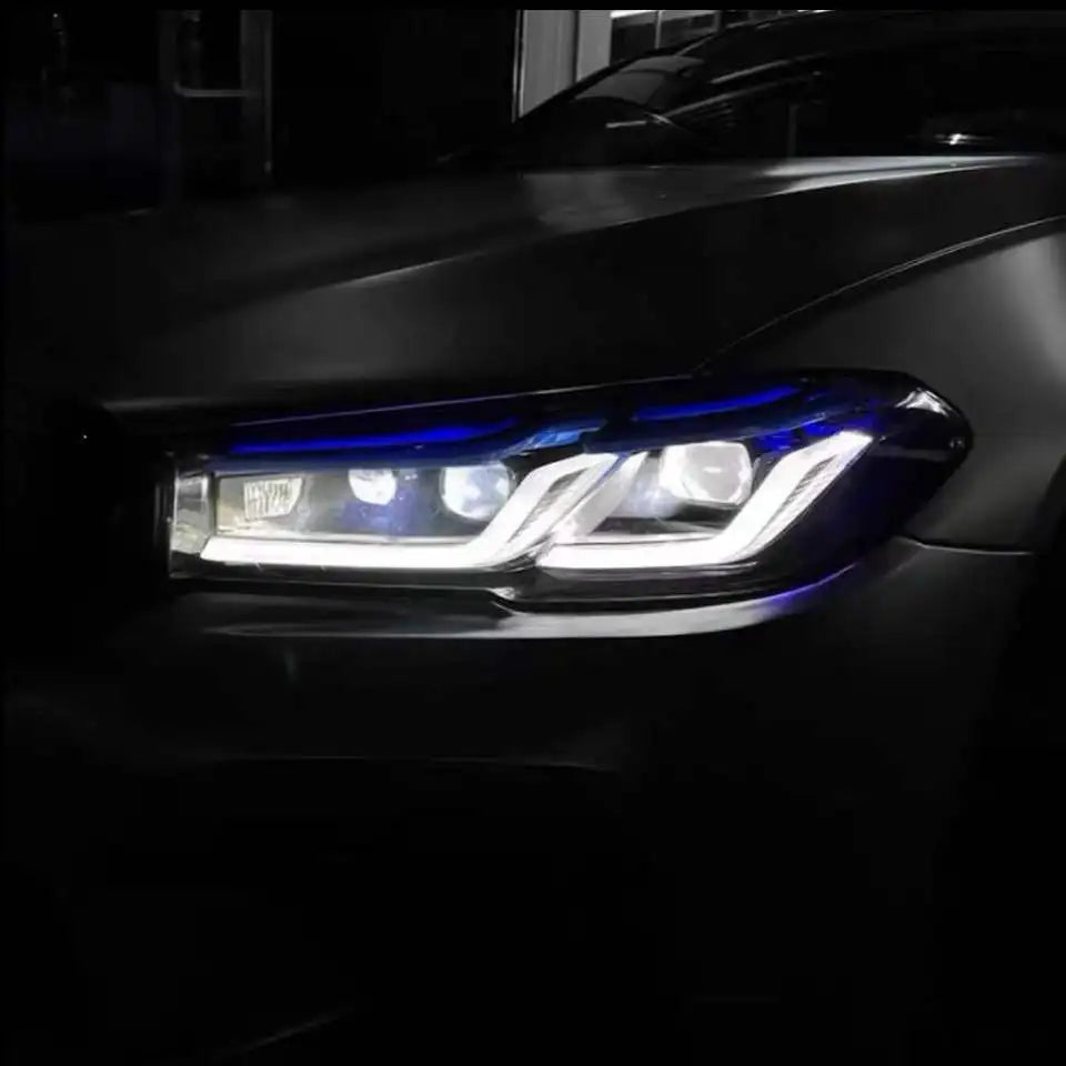 For BMW G30 G38 2017-2021Projector Lens Headlight Auto Head lamp Reverse Brake Fog Front lights DRL Plug and Play IP67 2pcs/Set