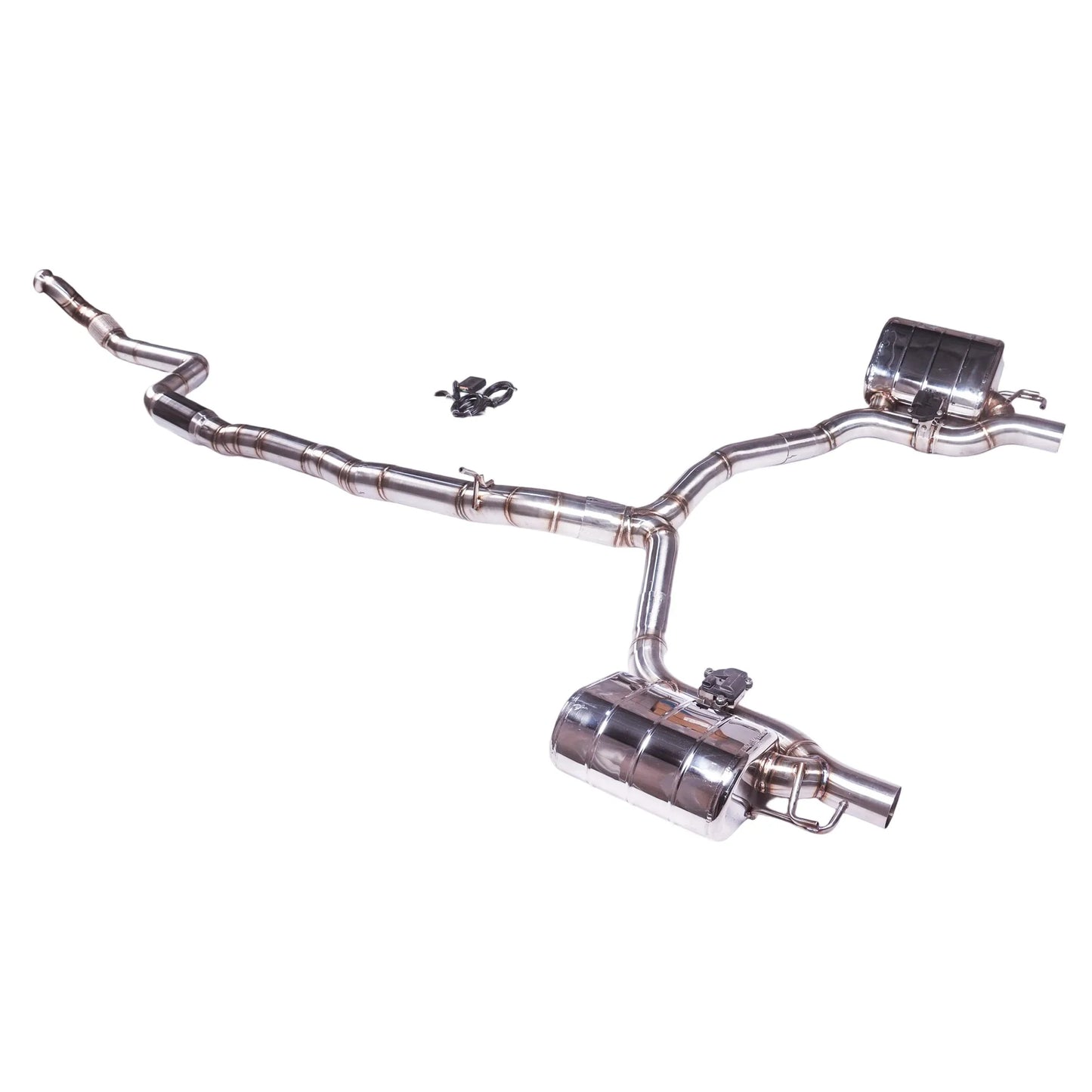 【 Customized Product 】304 stainless steel Mercedes-Benz CLS450 3.0T M256 valve-controlled muffler Exhaust System 89mm