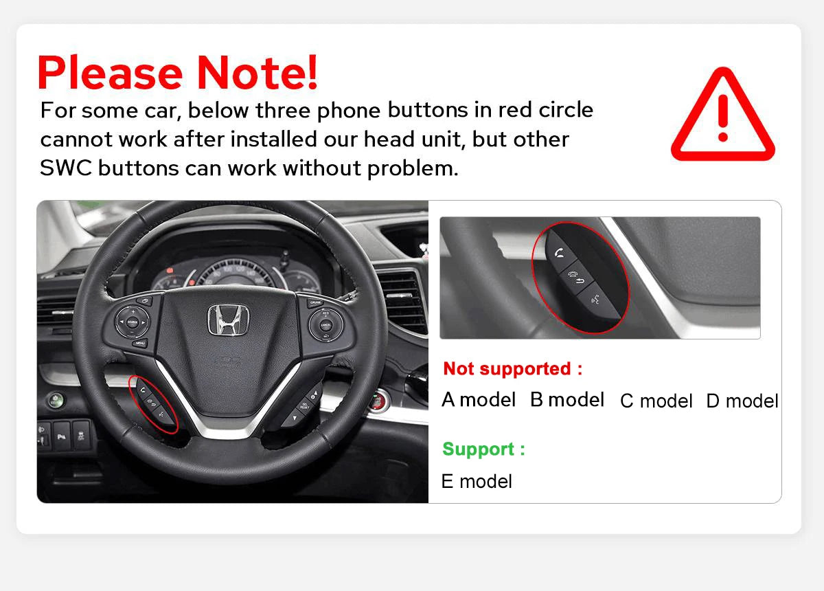 JOYING 10.1"Android 13.0 Car Stereo Radio Multimedia Playere Head Unit With Apple Carplay Android Auto For Honda CRV 2012-2016