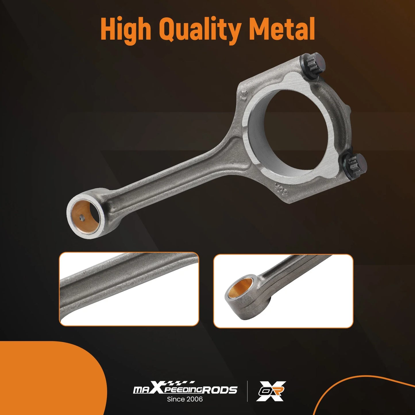 2.0L Engine Crankshaft Con Rods+Piston+Bearings+Gasket Kit For Hyundai Kia G4NC