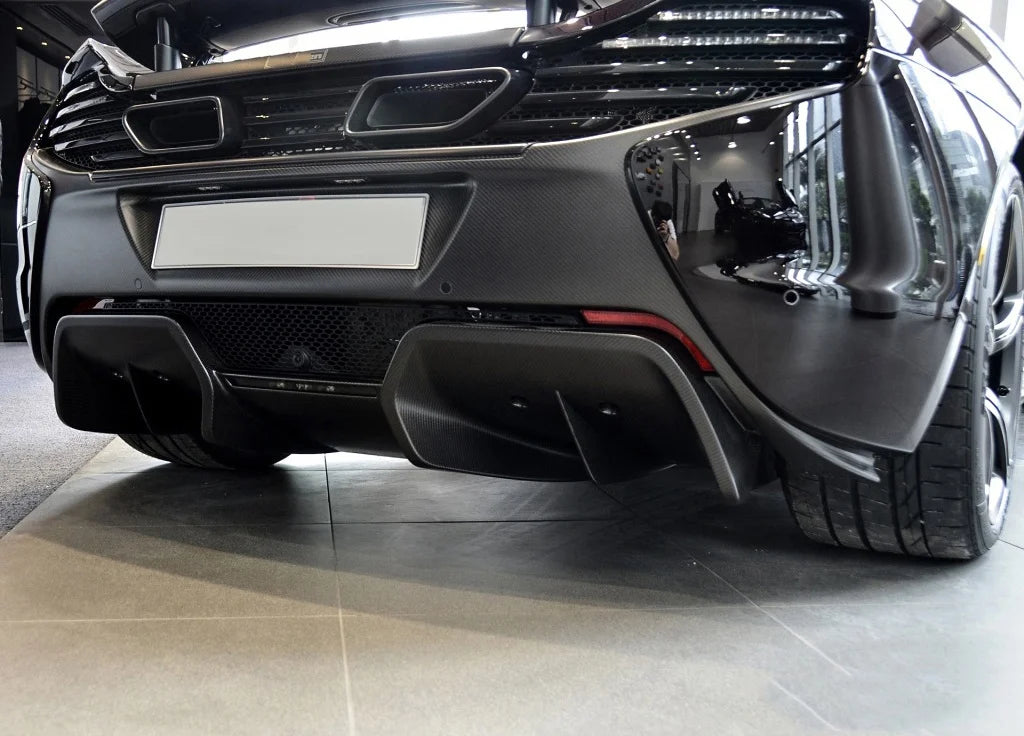 Carbon fiber rear diffuser popular MSO type carbon fiber rear bumper separator, suitable for McLaren MP4-12C 625c 650S