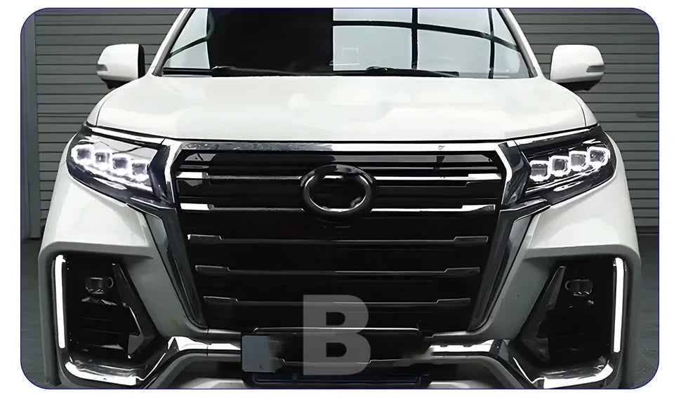 Auto Headlight For Toyota Prado 2018-2023 LED Car Front lamps Assembly Upgrade Bugatti Design Four Projector Lens Accessories