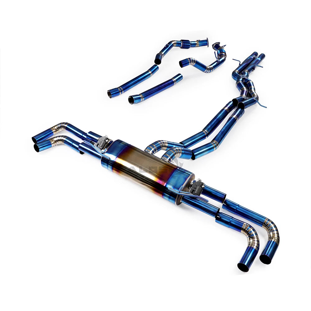 ALOSI factory cat back full exhaust system for Lamborghini URUS 4.0T 2019-2023 front grille valve OEM titanium exhaust
