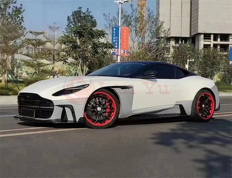Auto Parts for Aston Martin DB11 Carbon Fiber M Style Front Rear Bumper Spoiler Side Skirts Rear Bumper Tailplane Body Kit
