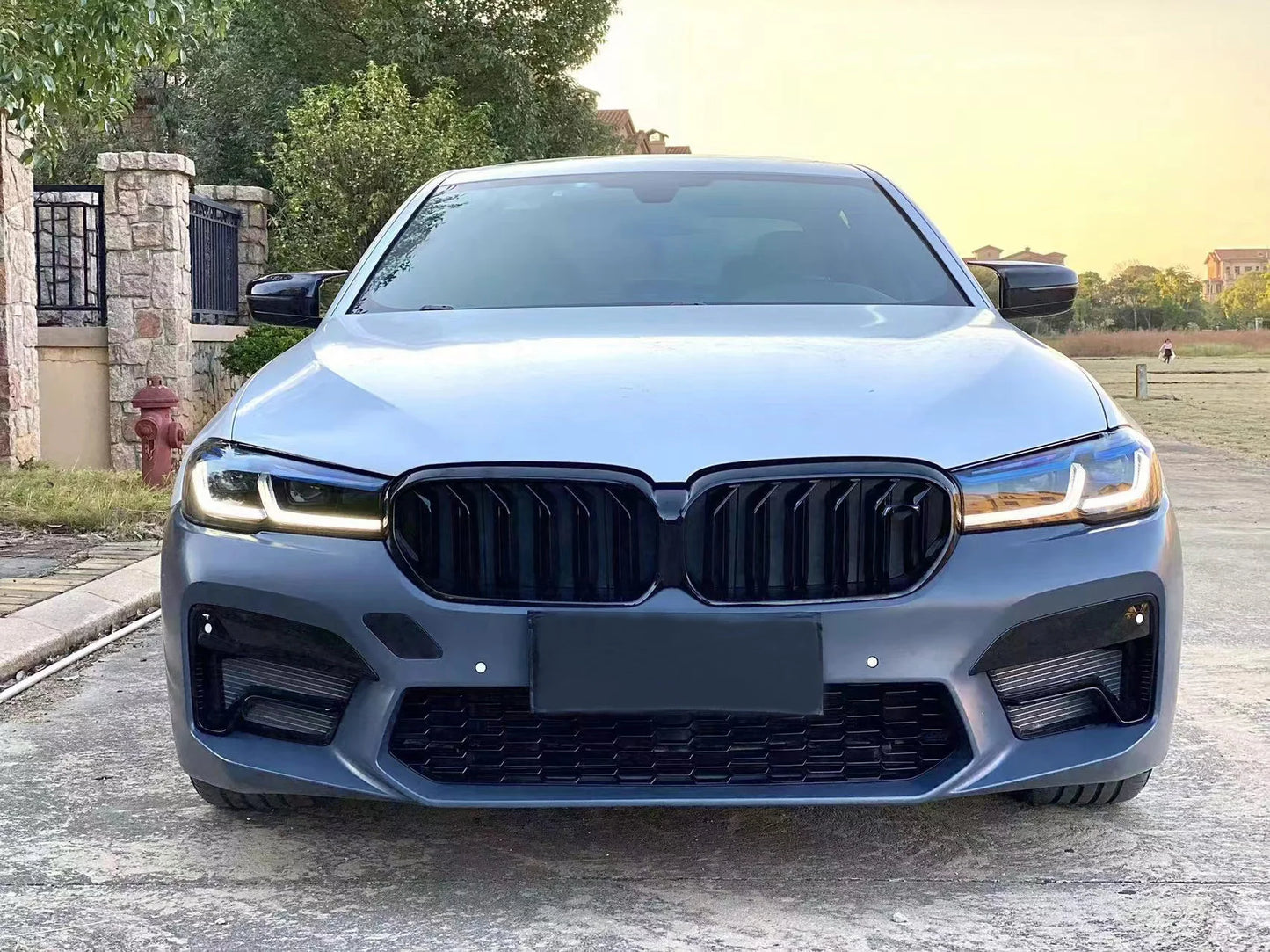 For BMW G30 G38 2017-2021Projector Lens Headlight Auto Head lamp Reverse Brake Fog Front lights DRL Plug and Play IP67 2pcs/Set