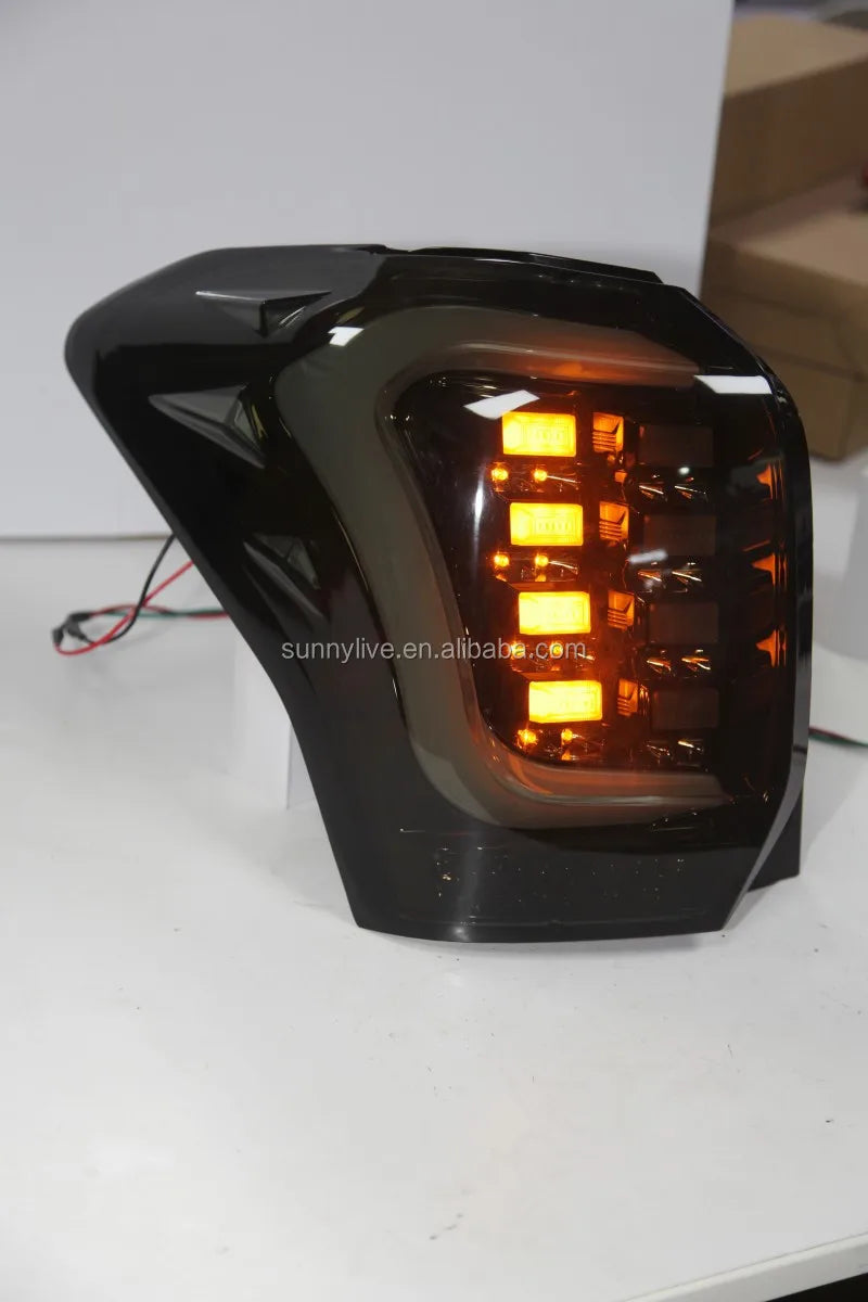 2013-2015 Year For Subaru For Forester LED Strip Rear Light Chrome Housing Smoke Black Cover TW
