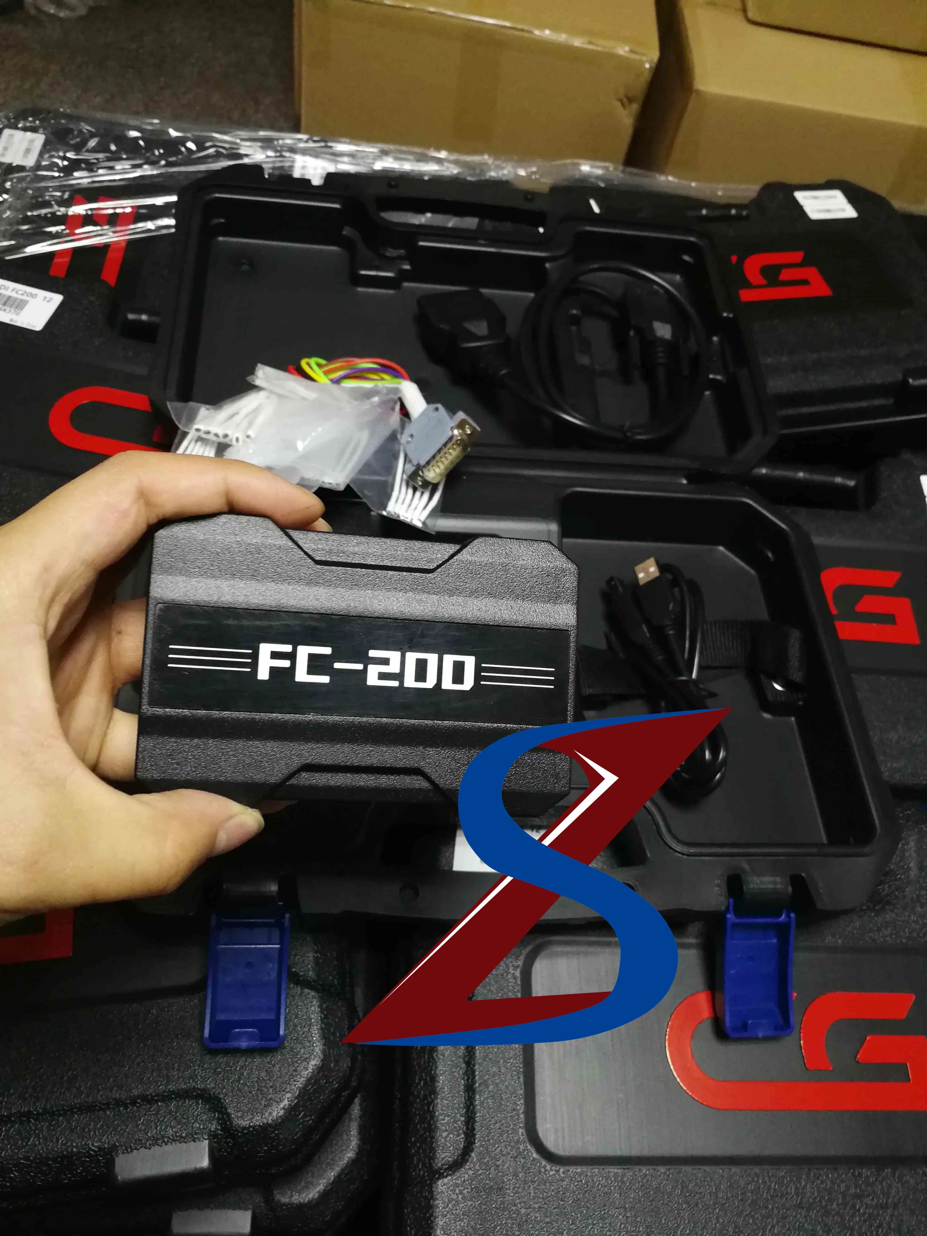 CG CGDI FC200 ECU Programmer Full Version with 6HP 8HP/MSV90/N55/N20/B48/B58 and MPC5XX Adapter Set for EDC16/ME9.0